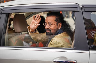 ಅಯೋಧ್ಯೆಯ ರಾಮಮಂದಿರಕ್ಕೆ ಆಗಮಿಸಿದ ಗಾಯಕ ಹರಿಹರನ್