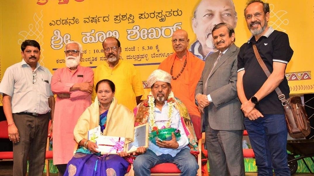 ಪ್ರಶಸ್ತಿಗೆ ಜಾತಿ ಮಾನದಂಡ ಆಗದಿರಲಿ: ಸಾಣೆಹಳ್ಳಿ  ಸ್ವಾಮೀಜಿ