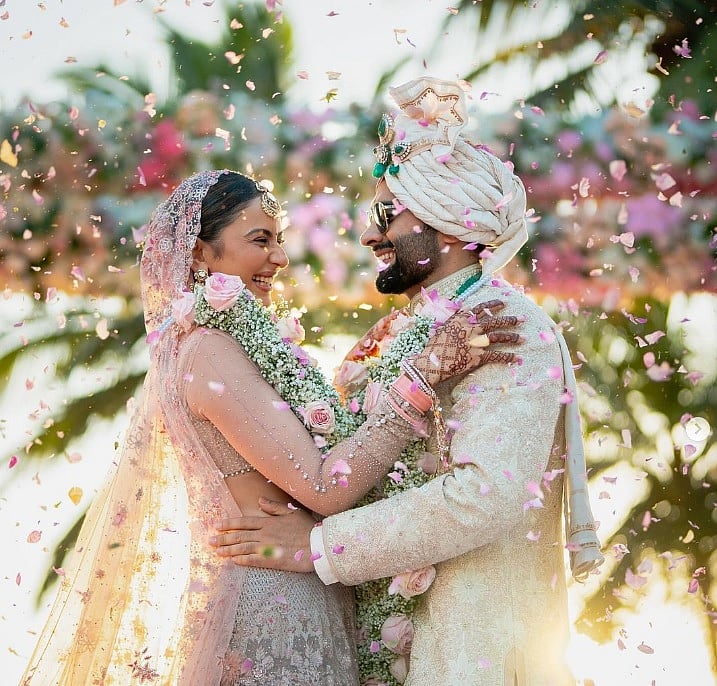 ಬಾಲಿವುಡ್ ನಟ, ನಿರ್ಮಾಪಕ ಜಾಕಿ ಭಗ್ನಾನಿ ಜತೆ ಹಸೆಮಣೆ ಏರಿದ ರಾಕುಲ್ ಪ್ರೀತ್ ಸಿಂಗ್