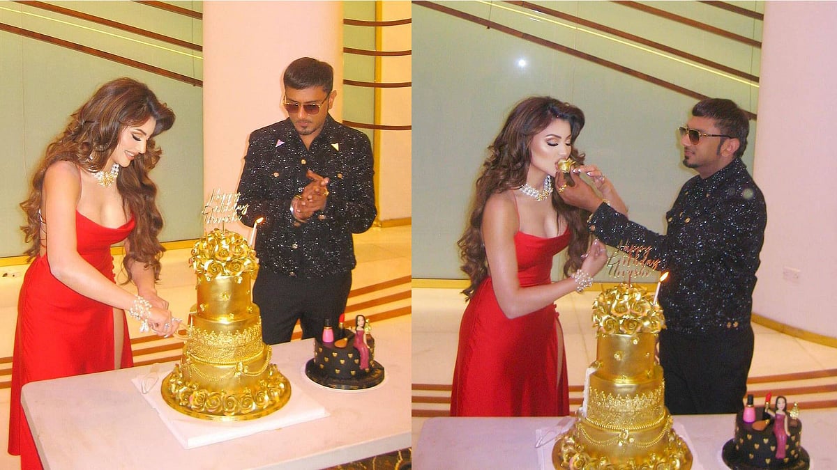 ಚಿನ್ನ ಲೇಪಿತ ಕೇಕ್‌ ಕತ್ತರಿಸಿ ಹುಟ್ಟುಹಬ್ಬ ಆಚರಿಸಿಕೊಂಡ ಊರ್ವಶಿ ರೌಟೇಲಾ
