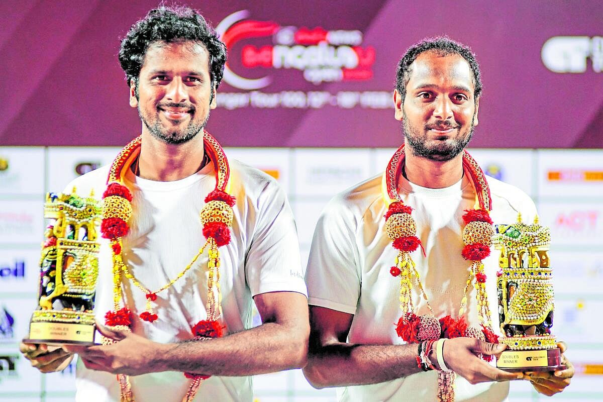 Bengaluru Open | ಸಾಕೇತ್‌–ರಾಮಕುಮಾರ್‌ಗೆ ಡಬಲ್ಸ್ ಪ್ರಶಸ್ತಿ