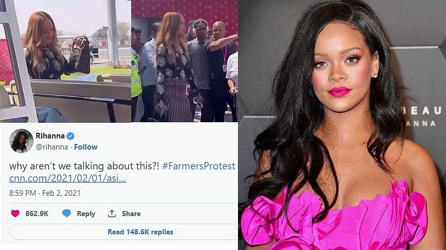 ಅಂದು ರೈತ ಹೋರಾಟದ ಪರ ಟ್ವೀಟ್ ಮಾಡಿದ್ದ ಪಾಪ್ ತಾರೆ ರಿಹಾನ ಇಂದು ಅಂಬಾನಿ ಮನೆಗೆ 