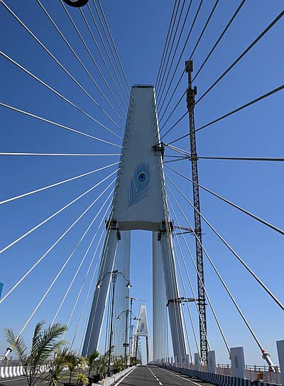 ಗುಜರಾತ್​ನ ಸುದರ್ಶನ ಕೇಬಲ್ ಸೇತುವೆ 