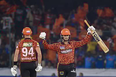 16 ಎಸೆತಗಳಲ್ಲಿ ಅಭಿಷೇಕ್ ಶರ್ಮಾ ಅರ್ಧಶತಕ