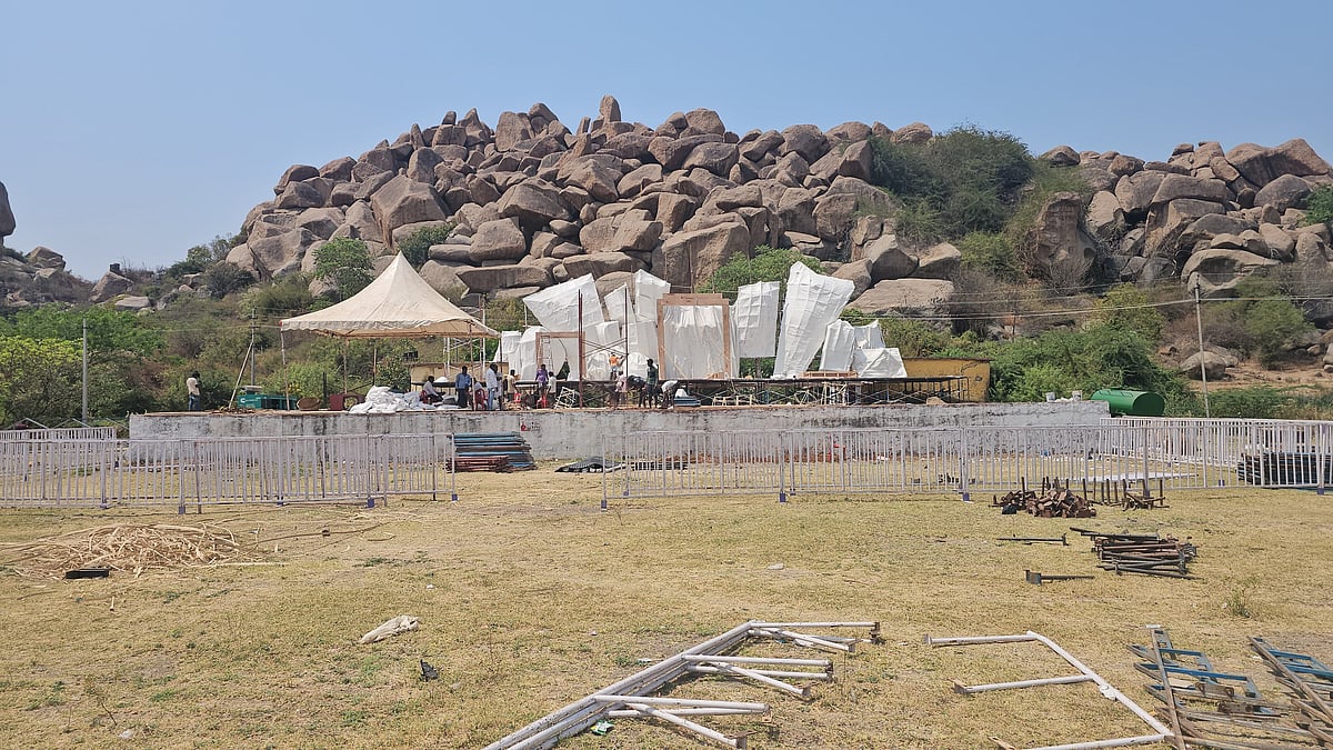 ಗಂಗಾವತಿ | ಆನೆಗೊಂದಿ ಉತ್ಸವ: ಭರದಿಂದ ಸಾಗಿದ ಸಿದ್ಧತೆ