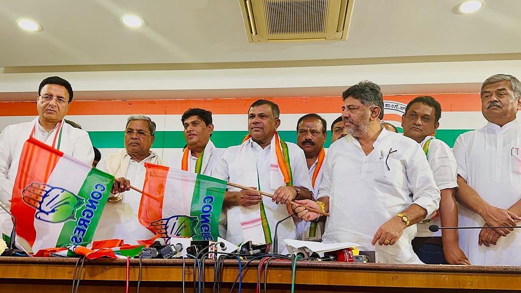 LS polls | ಜೆಡಿಎಸ್ ನಾಯಕರಾದ ಮರಿತಿಬ್ಬೇಗೌಡ, ಅಪ್ಪಾಜಿಗೌಡ ಕಾಂಗ್ರೆಸ್‌ಗೆ