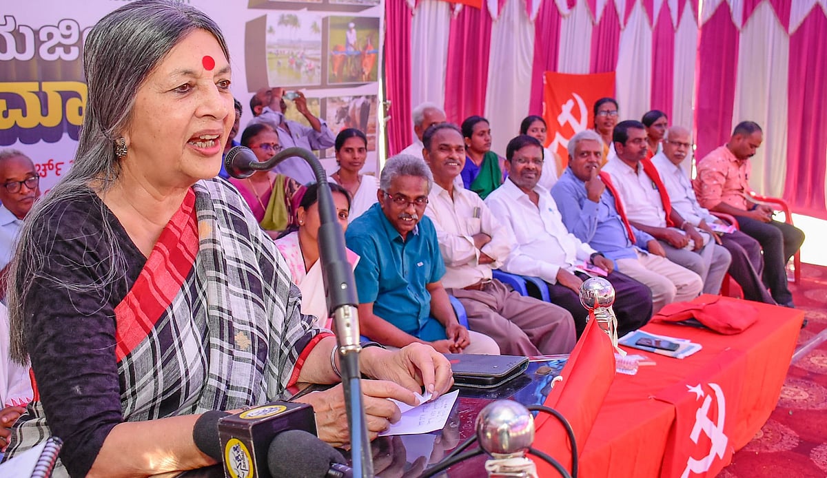 ರೈತರ ಮೇಲೆ ಡ್ರೋನ್‌ ದಾಳಿ; ಬೃಂದಾ ಕಾರಟ್‌ ಆಕ್ರೋಶ