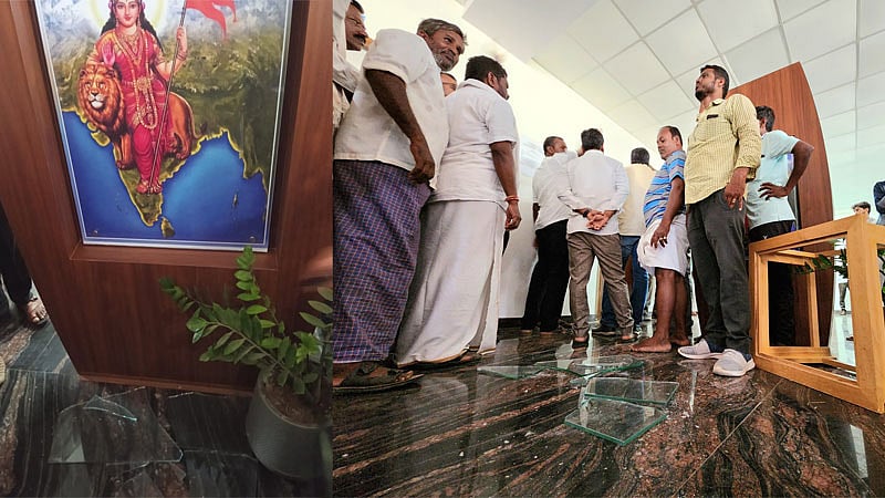 LS Polls | ಸಂಗಣ್ಣ ಕರಡಿಗೆ ಟಿಕೆಟ್ ನಿರಾಕರಣೆ: ಪಕ್ಷದ ಕಚೇರಿಯ ಗಾಜು ಧ್ವಂಸ