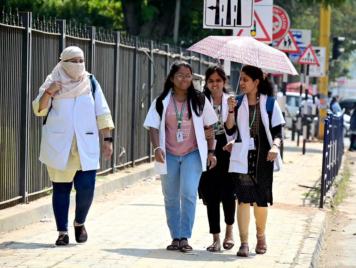 ಹುಬ್ಬಳ್ಳಿ | ಏರುತ್ತಿರುವ ತಾಪಮಾನ: ಜನಜೀವನ ಹೈರಾಣ