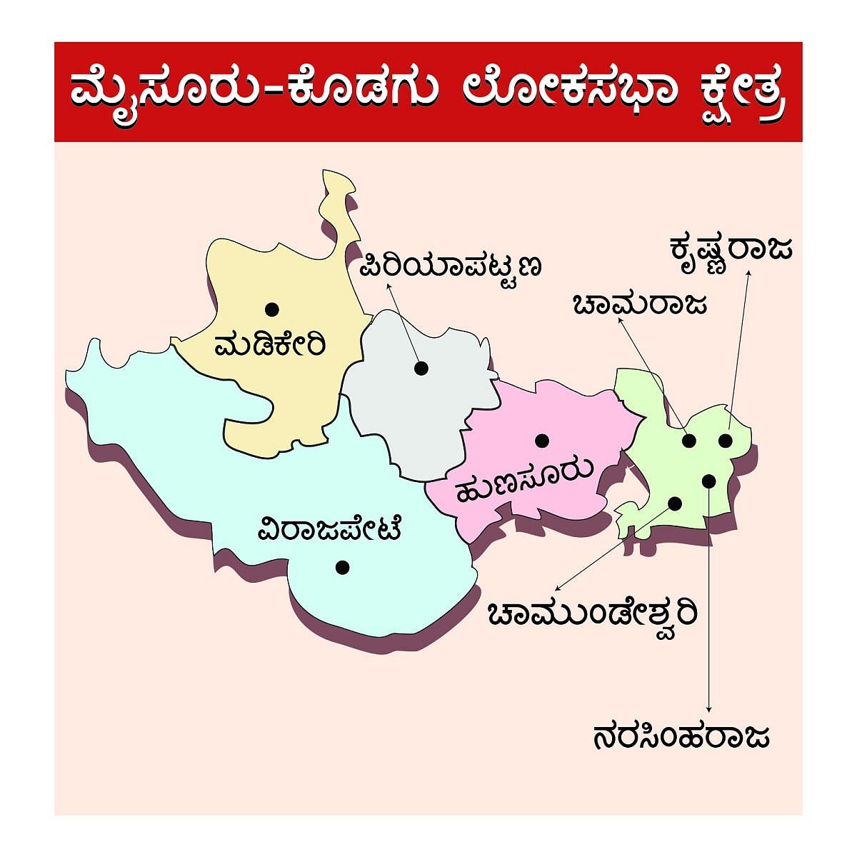 ಕ್ಷೇತ್ರ ಮಹಾತ್ಮೆ | ಮೈಸೂರು–ಕೊಡಗು ಲೋಕಸಭಾ ಕ್ಷೇತ್ರ