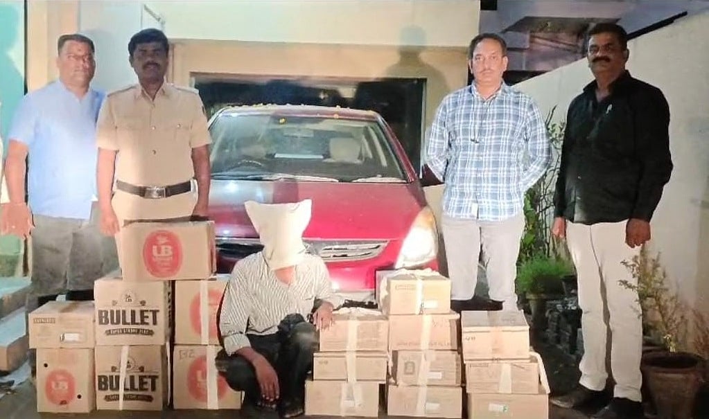 ₹8 ಲಕ್ಷ ಮೌಲ್ಯದ ಮದ್ಯ ವಶ