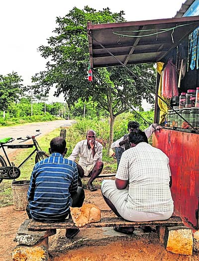 ಮುಂಜಾನೆಯ ಚಳಿಯಲ್ಲಿ ಚಹಾ ಕುಡಿಯುತ್ತಿದ್ದ ಮಂದಿ ನಡುವೆ ಬೆಚ್ಚಗೆ ಕುಳಿತಿದ್ದ ಬೆಕ್ಕಿಗೆ, ಅವರ ರಾಜಕೀಯ ಗಾಸಿಪ್‌ ಅಷ್ಟೇನು ಆಸಕ್ತಿ ಕೆರಳಿಸಿದಂತೆ ಕಾಣಲಿಲ್ಲ. 