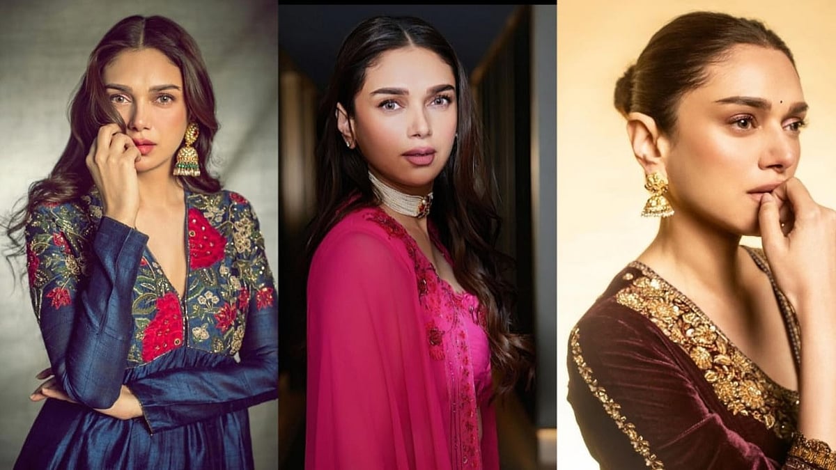 PHOTOS | ಸಿಂಪಲ್‌ ಲುಕ್‌ನಲ್ಲಿ ಗಮನ ಸೆಳೆದ ನಟಿ ಅದಿತಿ ರಾವ್ ಹೈದರಿ