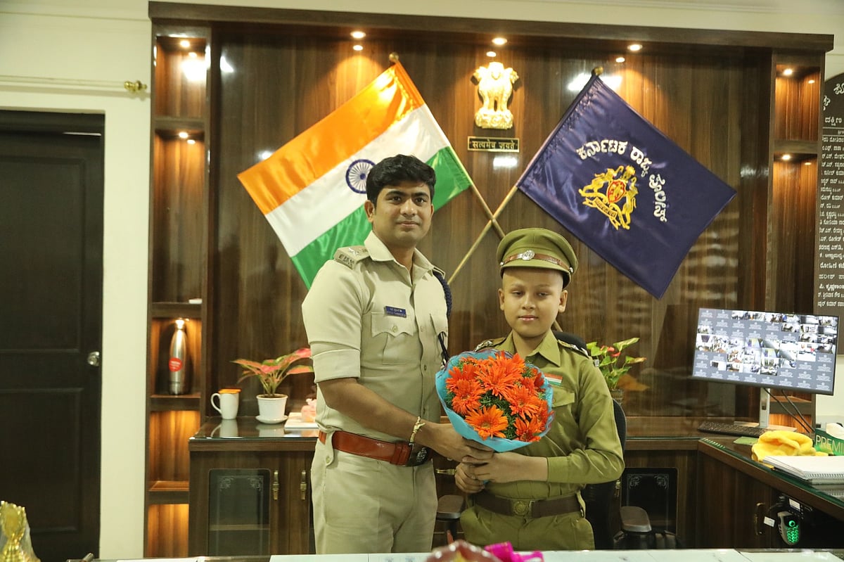 ಬೆಂಗಳೂರು: ಒಂದು ದಿನದ ಮಟ್ಟಿಗೆ ಡಿಸಿಪಿ ಆದ 13ರ ಬಾಲಕ