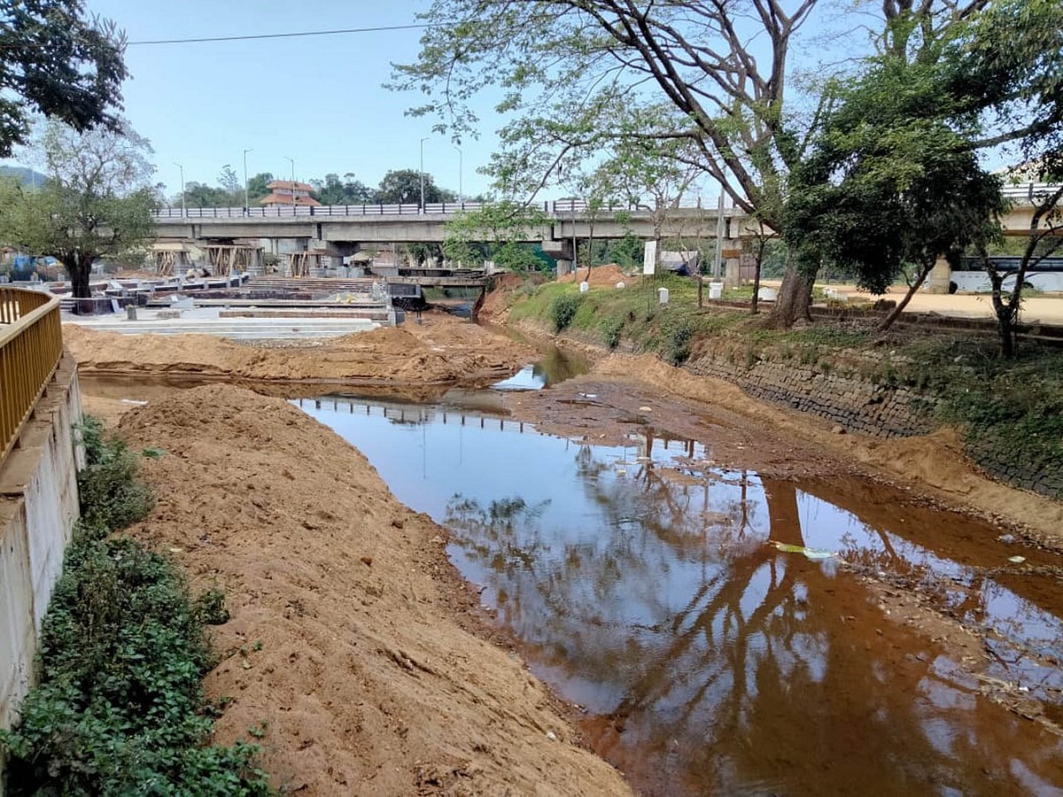 ನಾಪೋಕ್ಲು: ಭಾಗಮಂಡಲ ಪಟ್ಟಣಕ್ಕೆ ತಟ್ಟಿದೆ ಜಲಾಭಾವ