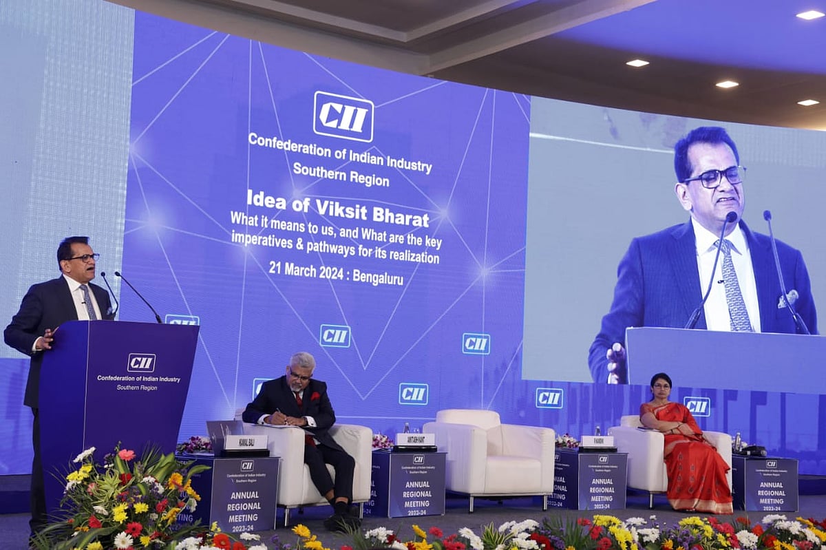 5 ವರ್ಷದಲ್ಲಿ ಭಾರತ 3ನೇ ಅತಿದೊಡ್ಡ ಆರ್ಥಿಕತೆ: ಅಮಿತಾಬ್‌ ಕಾಂತ್‌ ವಿಶ್ವಾಸ