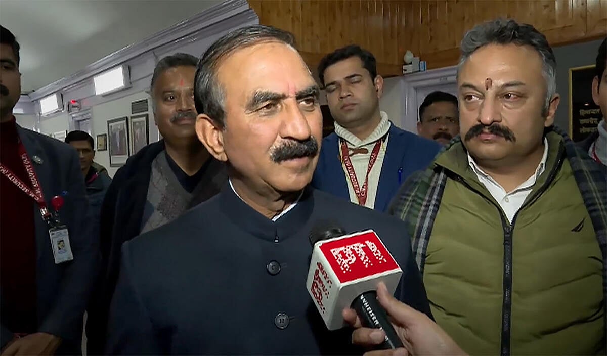 ಬಂಡಾಯ ಶಾಸಕರೊಂದಿಗೆ ಮಾತುಕತೆಗೆ ಅನುಮತಿ ನೀಡಿದ್ದೇನೆ: ಹಿಮಾಚಲ ಪ್ರದೇಶ ಸಿಎಂ ಸುಖು