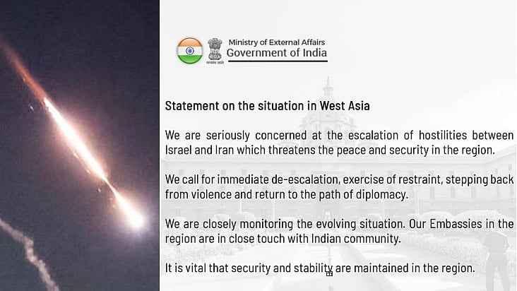 ಇಸ್ರೇಲ್‌, ಇರಾನ್‌ ನಡುವಿನ ಸಂಘರ್ಷ ಉಲ್ಬಣ ಕಳವಳಕಾರಿ: ಭಾರತ