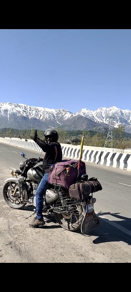 ಬೈಕ್‌ನಲ್ಲೇ ಕಾಶ್ಮೀರದಿಂದ ಕನ್ಯಾಕುಮಾರಿವರೆಗೆ 