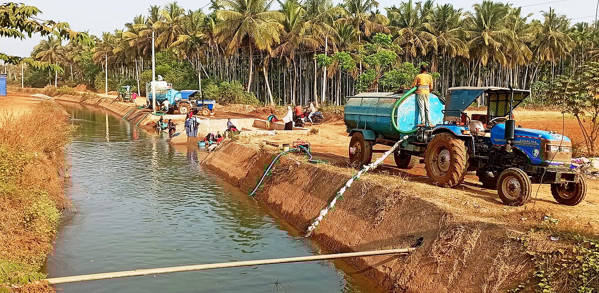 ನೀರಿಗಾಗಿ ರೈತರಿಗೆ ಭದ್ರಾ ಕಾಲುವೆಯೇ ಆಸರೆ
