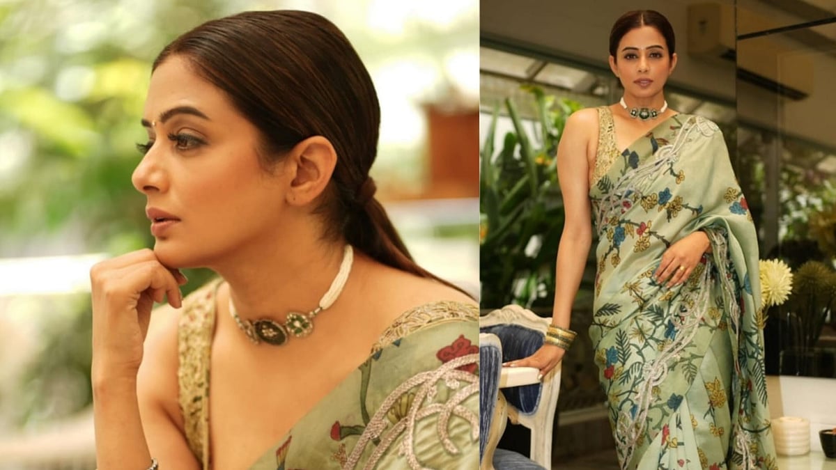 PHOTOS |  ಸೀರೆಯಲ್ಲಿ  ಗಮನ ಸೆಳೆದ ‘ಅಣ್ಣಬಾಂಡ್‌’ ಖ್ಯಾತಿಯ ನಟಿ ಪ್ರಿಯಾಮಣಿ 