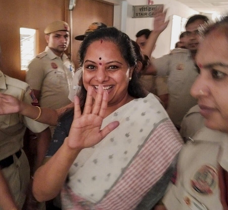 ಬಿಆರ್‌ಎಸ್‌ ನಾಯಕಿ ಕವಿತಾ ಕಸ್ಟಡಿ ಅವಧಿ ವಿಸ್ತರಣೆ