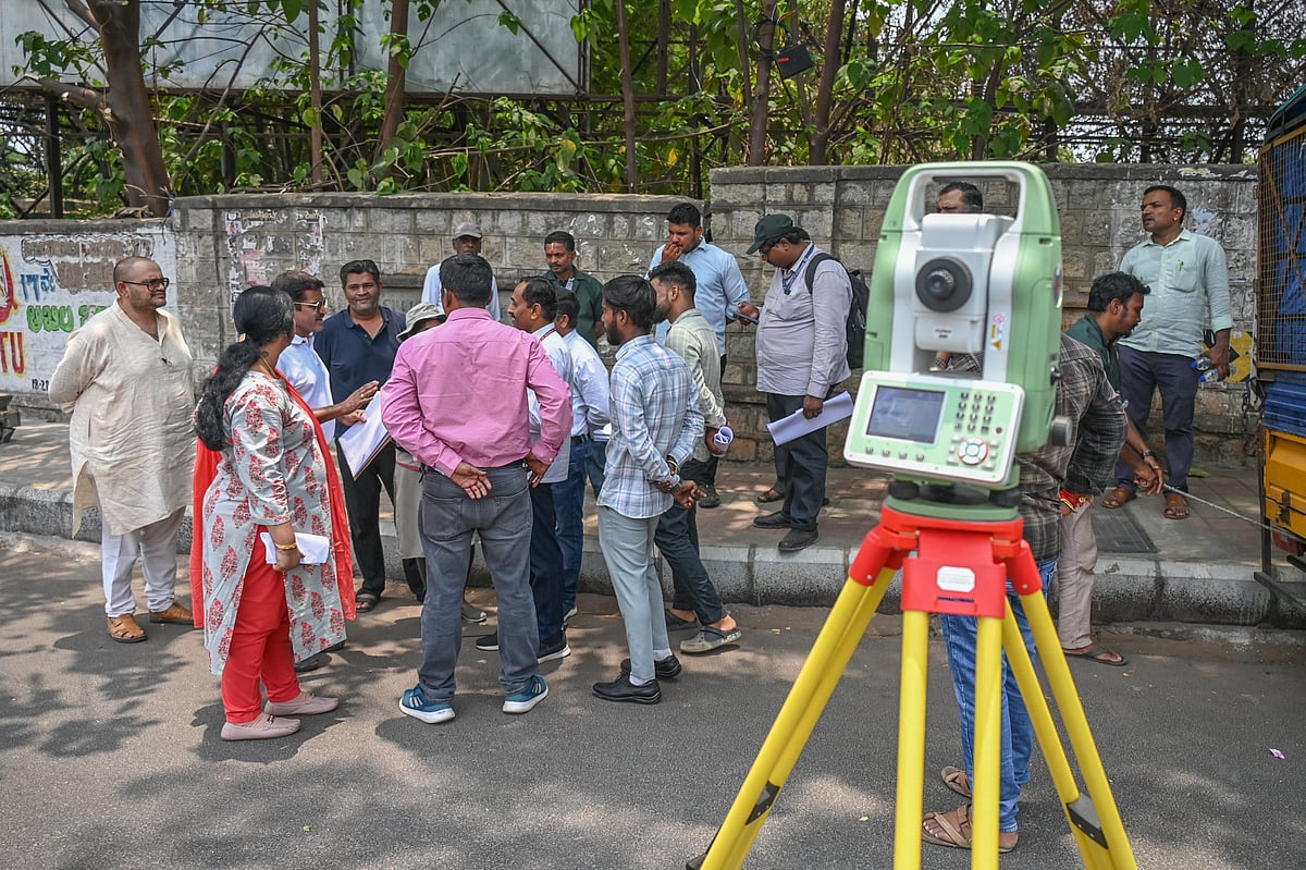 ಅರಮನೆ ಮೈದಾನ: ಭೂಮಿ ಸರ್ವೆ