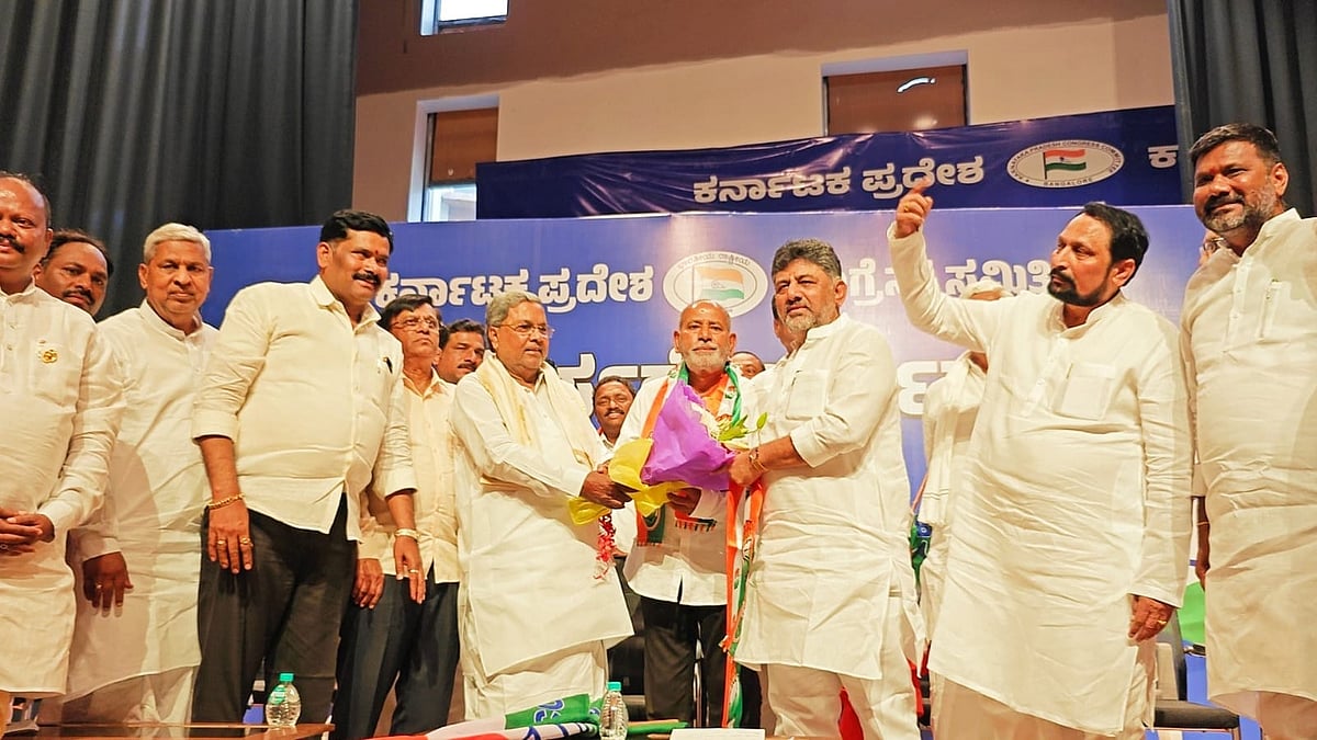 LS Polls 2024: ಕರಡಿ ಸಂಗಣ್ಣ, ದಾಸರಹಳ್ಳಿ ಕೃಷ್ಣಮೂರ್ತಿ ಕಾಂಗ್ರೆಸ್‌ ಸೇರ್ಪಡೆ