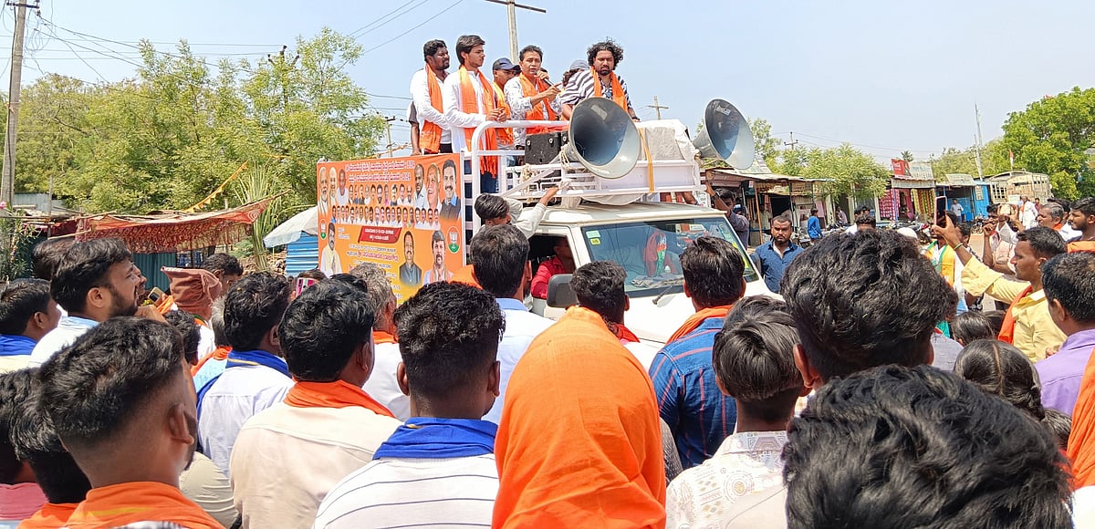 ಯಾದಗಿರಿ | ಬಿಜೆಪಿ ಅಭ್ಯರ್ಥಿಗಳ ಪರ ನಟ ಶರಣ್‌, ತರುಣ್‌ ಸುಧೀರ್‌ ಮತಯಾಚನೆ