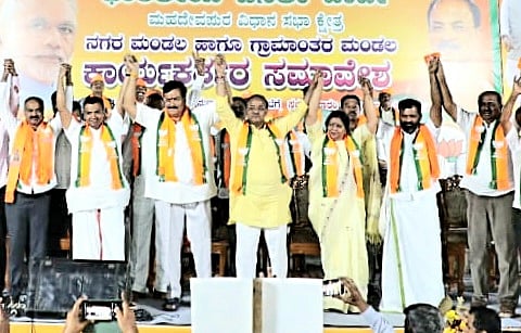 ಲೋಕಸಭೆ ಚುನಾವಣೆ | ಅಭಿವೃದ್ಧಿಗಾಗಿ ಮೋದಿ ಬೆಂಬಲಿಸಿ: ಅರವಿಂದ ಲಿಂಬಾವಳಿ 