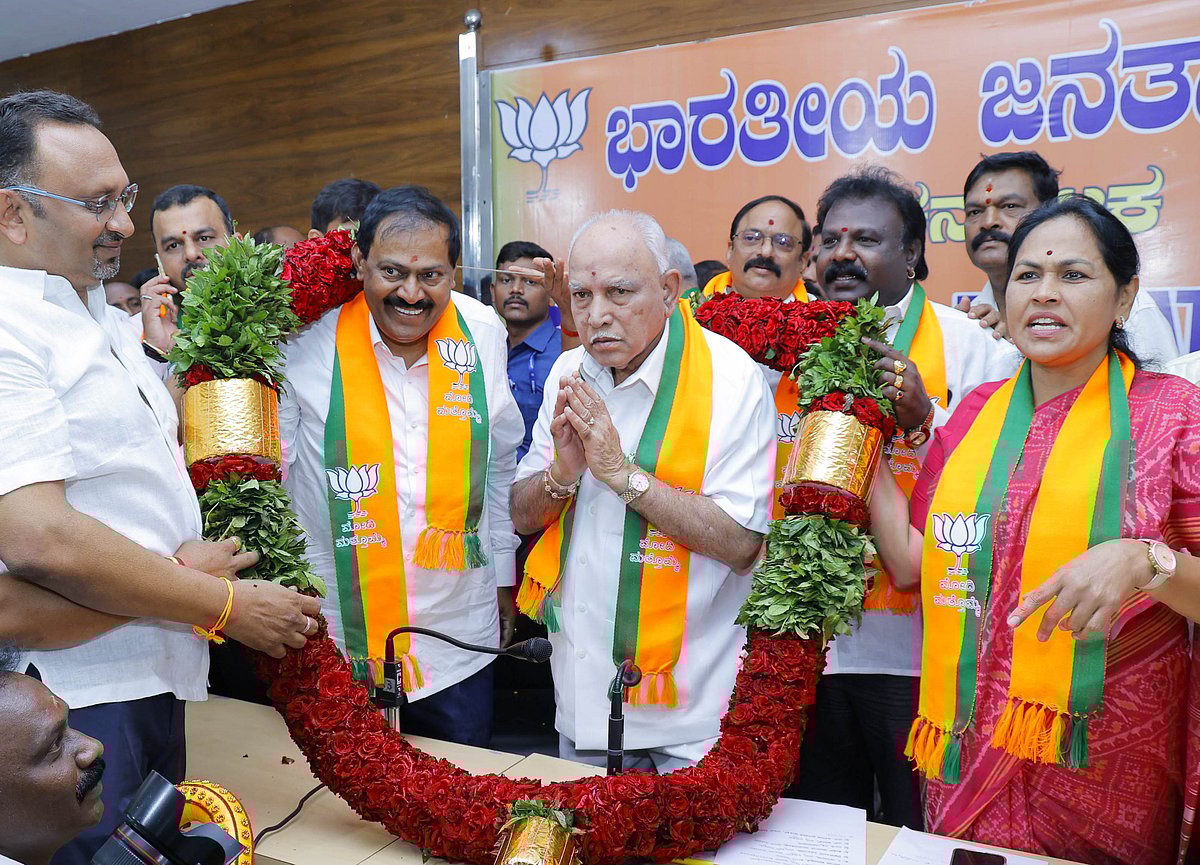 ಲೋಕಸಭೆ ಚುನಾವಣೆ: ಬಿಜೆಪಿಗೆ ಸೇರ್ಪಡೆಯಾದ ಅಖಂಡ ಶ್ರೀನಿವಾಸಮೂರ್ತಿ