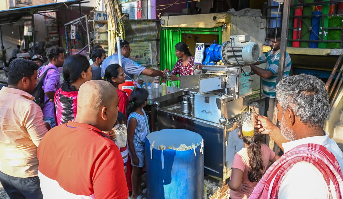 ಹೆಚ್ಚಿದ ಬಿಸಿಲ ಬೇಗೆ: ಎಳನೀರು, ಹಣ್ಣಿನ ರಸಗಳಿಗೆ ಭಾರಿ ಬೇಡಿಕೆ