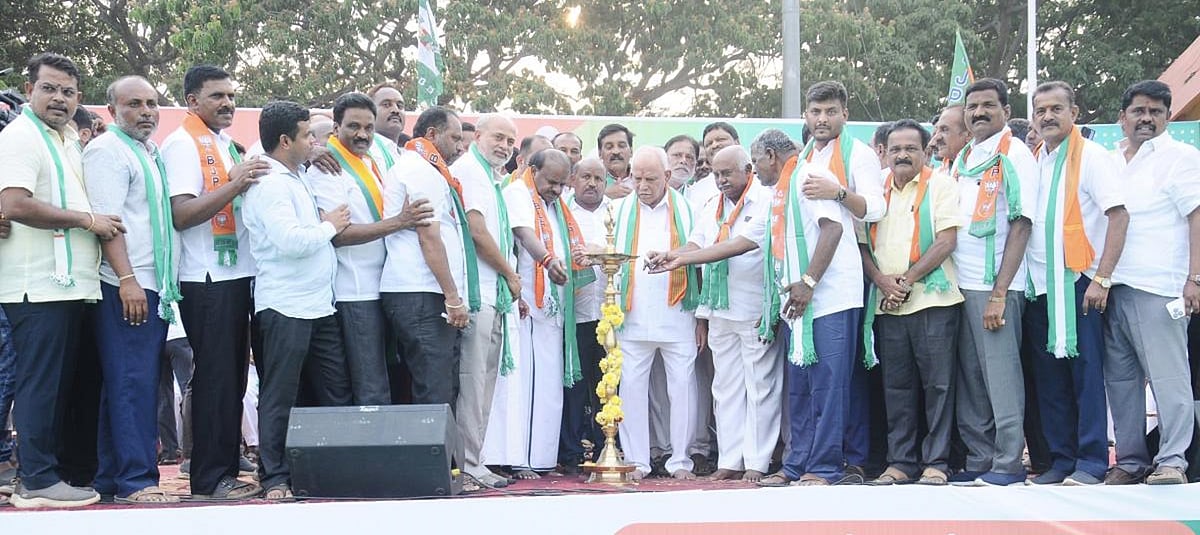 ಕಾಂಗ್ರೆಸ್‌ನಿಂದ ಜನರಿಗೆ ನಿರಂತರ ದ್ರೋಹ: ಯಡಿಯೂರಪ್ಪ