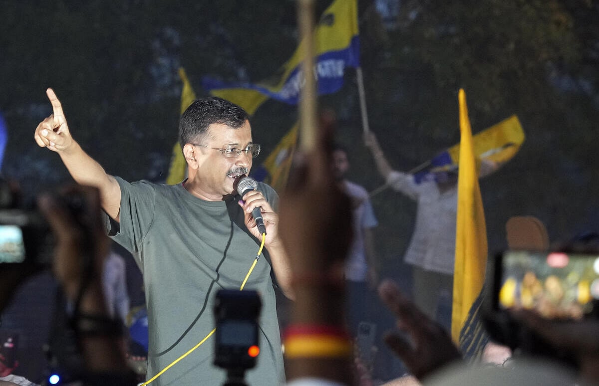 ಹನುಮಾನ್ ಕೃಪೆಯಿಂದ ಜೈಲಿನಿಂದ ಹೊರಗೆ ಬಂದಿದ್ದೇನೆ: ಅರವಿಂದ ಕೇಜ್ರಿವಾಲ್‌