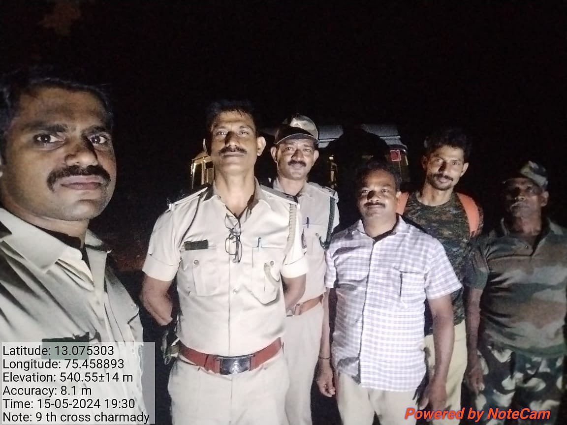 ಚಾರ್ಮಾಡಿ ಘಾಟಿ: ಅರಣ್ಯ ಇಲಾಖೆ ಗಸ್ತು