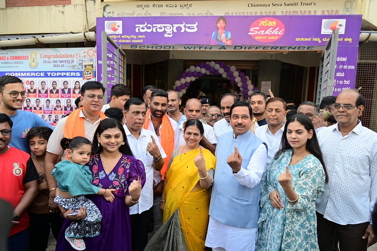 ಧಾರವಾಡ ಲೋಕಸಭಾ ಕ್ಷೇತ್ರ |ಪ್ರಜಾಪ್ರಭುತ್ವದ ಹಬ್ಬ ಯಶಸ್ವಿಗೊಳಿಸಿ: ಪ್ರಲ್ಹಾದ ಜೋಶಿ