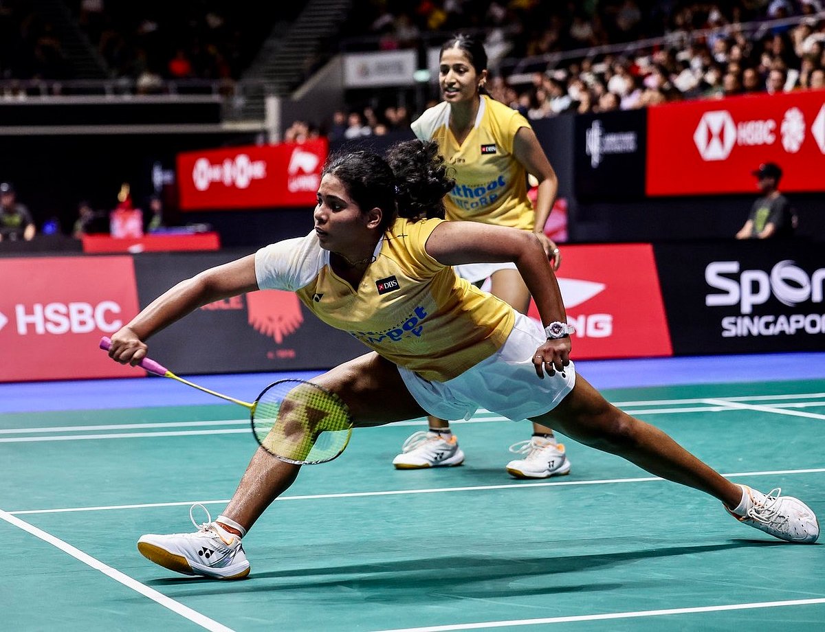 ಸಿಂಗಪುರ ಓಪನ್ ಬ್ಯಾಡ್ಮಿಂಟನ್ | ಕ್ವಾರ್ಟರ್‌ಗೆ ಟ್ರಿಸಾ –ಗಾಯತ್ರಿ ಜೋಡಿ