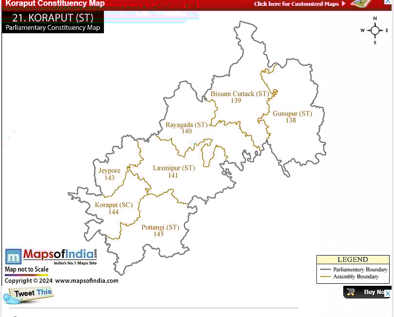 ಕ್ಷೇತ್ರ ಮಹಾತ್ಮೆ: ಕೊರಾಪುಟ್‌ (ಒಡಿಶಾ)