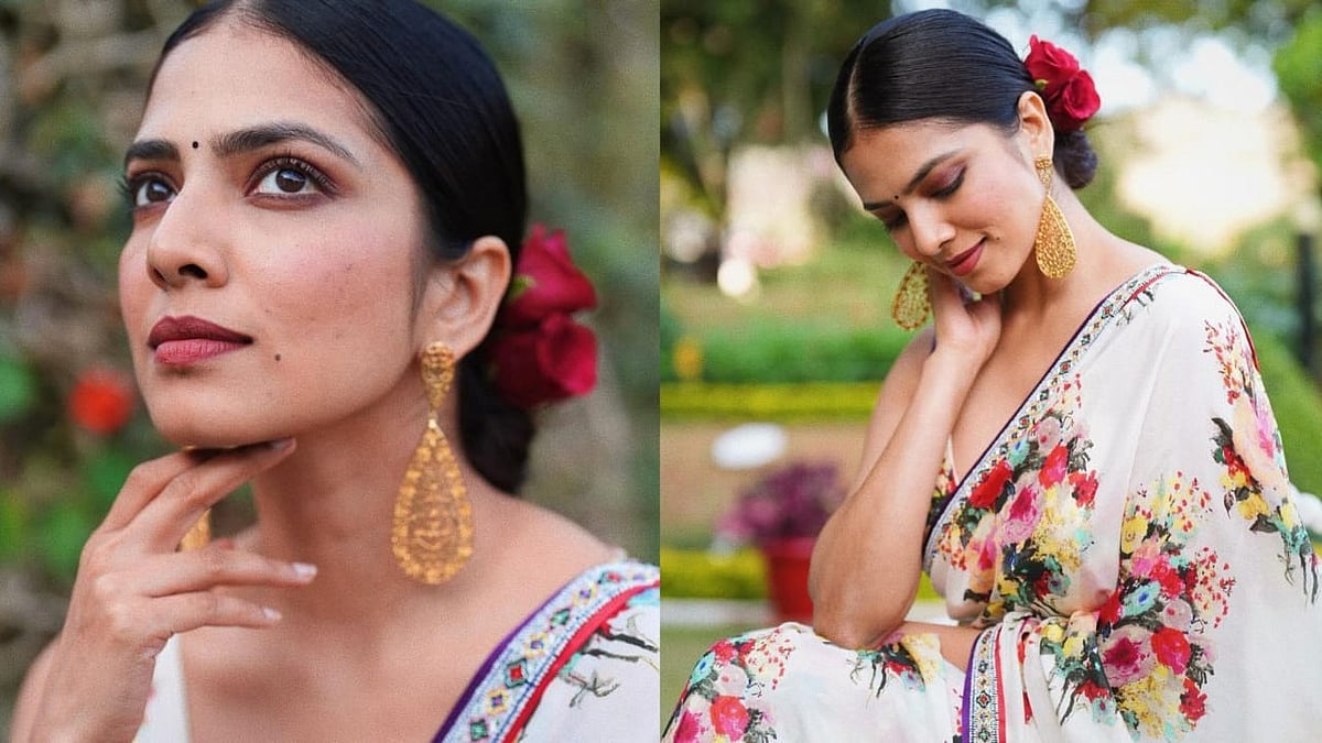 PHOTOS | ಬಿಳಿ ಬಣ್ಣದ ಸೀರೆಯಲ್ಲಿ ಕಂಗೊಳಿಸಿದ ನಟಿ ಮಾಳವಿಕಾ ಮೋಹನನ್