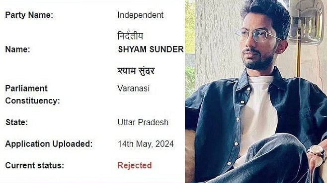 ಪ್ರಧಾನಿ ಮೋದಿ ವಿರುದ್ಧ ಸ್ಪರ್ಧೆ ಬಯಸಿದ್ದ ಶ್ಯಾಮ್ ರಂಗೀಲಾ ನಾಮಪತ್ರ ತಿರಸ್ಕೃತ