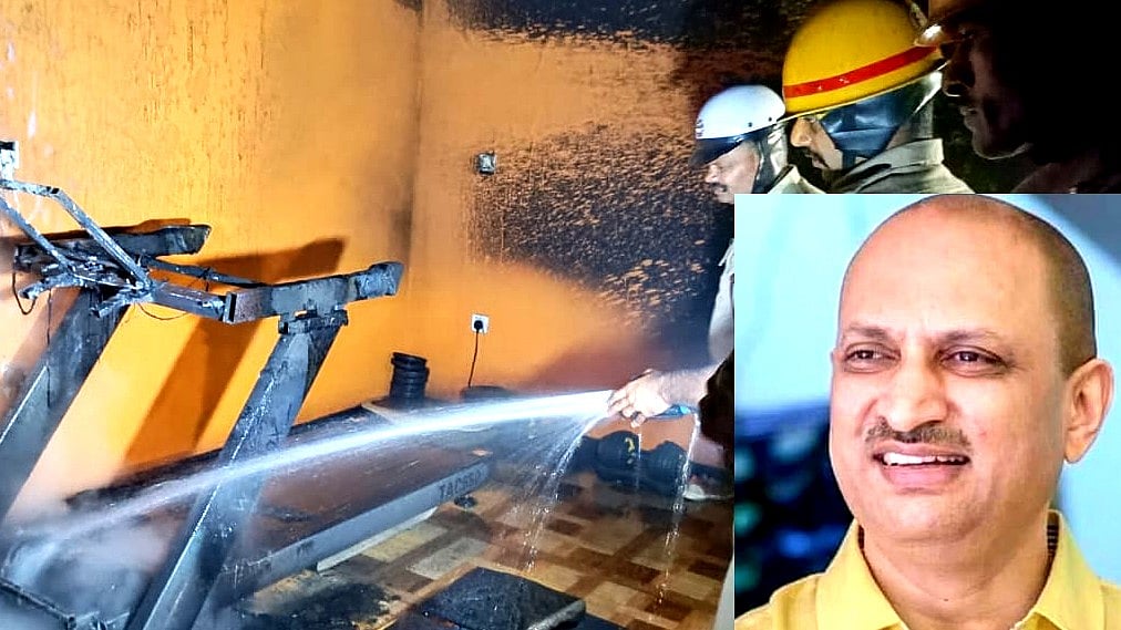 ಶಿರಸಿ | ಮಾಜಿ ಸಂಸದ ಅನಂತಕುಮಾರ ಹೆಗಡೆಗೆ ಸೇರಿದ ಜಿಮ್‌ನಲ್ಲಿ ಬೆಂಕಿ ಅವಘಡ
