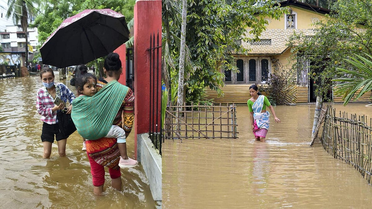 ಅಸ್ಸಾಂನಲ್ಲಿ ಪ್ರವಾಹ ಸ್ಥಿತಿ ಗಂಭೀರ: 1 ಲಕ್ಷಕ್ಕೂ ಹೆಚ್ಚು ಜನ ಸಂಕಷ್ಟದಲ್ಲಿ