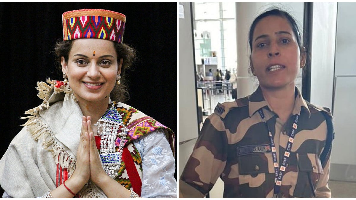 ನಟಿ, ಸಂಸದೆ ಕಂಗನಾಗೆ ಕಪಾಳಮೋಕ್ಷ ಮಾಡಿದ ಸಿಐಎಸ್‌ಎಫ್‌ ಕಾನ್‌ಸ್ಟೆಬಲ್‌