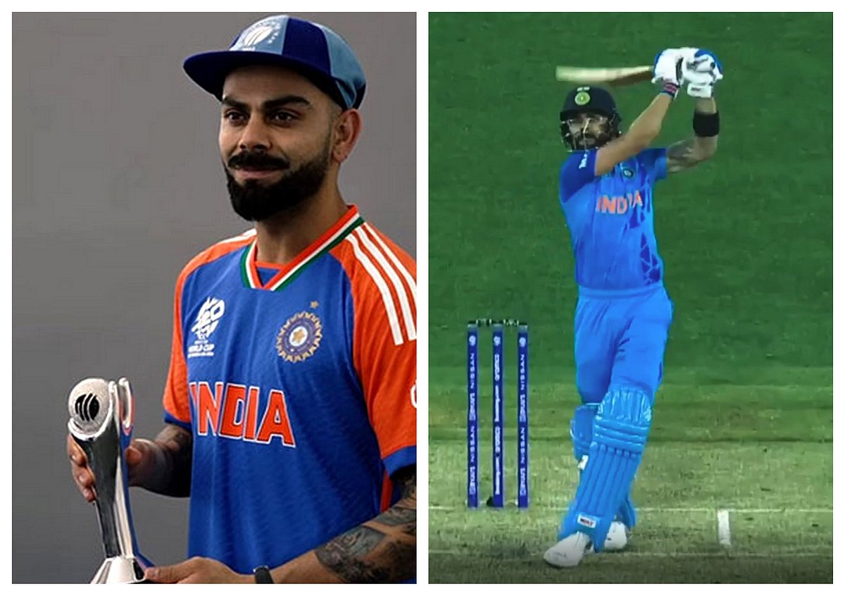 ಕೊಹ್ಲಿಗೆ ಐಸಿಸಿ ಪ್ರಶಸ್ತಿ ಪ್ರದಾನ; ಪಾಕ್ ವಿರುದ್ಧದ ಸಿಕ್ಸರ್ 'ಶ್ರೇಷ್ಠ ಕ್ಷಣ'