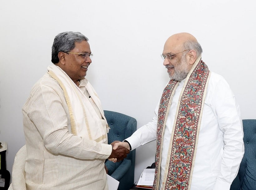 ಅಮಿತ್‌ ಶಾ ಭೇಟಿಯಾದ ಸಿದ್ದರಾಮಯ್ಯ: ಮಂಗಳೂರು ಸೇಫ್‌ ಸಿಟಿ ಯೋಜನೆ ಜಾರಿಗೆ ಒತ್ತಾಯ