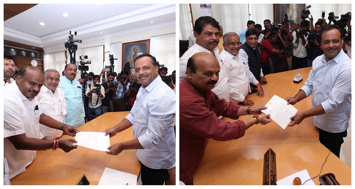 ಶಾಸಕ ಸ್ಥಾನಕ್ಕೆ ಕುಮಾರಸ್ವಾಮಿ, ಬೊಮ್ಮಾಯಿ ರಾಜೀನಾಮೆ