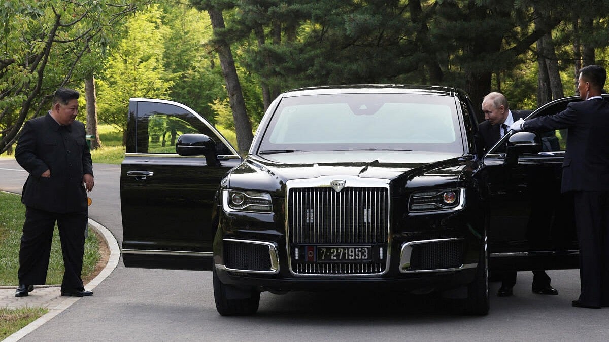 ಉತ್ತರ ಕೊರಿಯಾದ ನಾಯಕ ಕಿಮ್‌ಗೆ ಆರೋಸ್ ಲಿಮೊಸಿನ್ ಉಡುಗೊರೆಯಾಗಿ ನೀಡಿದ ಪುಟಿನ್