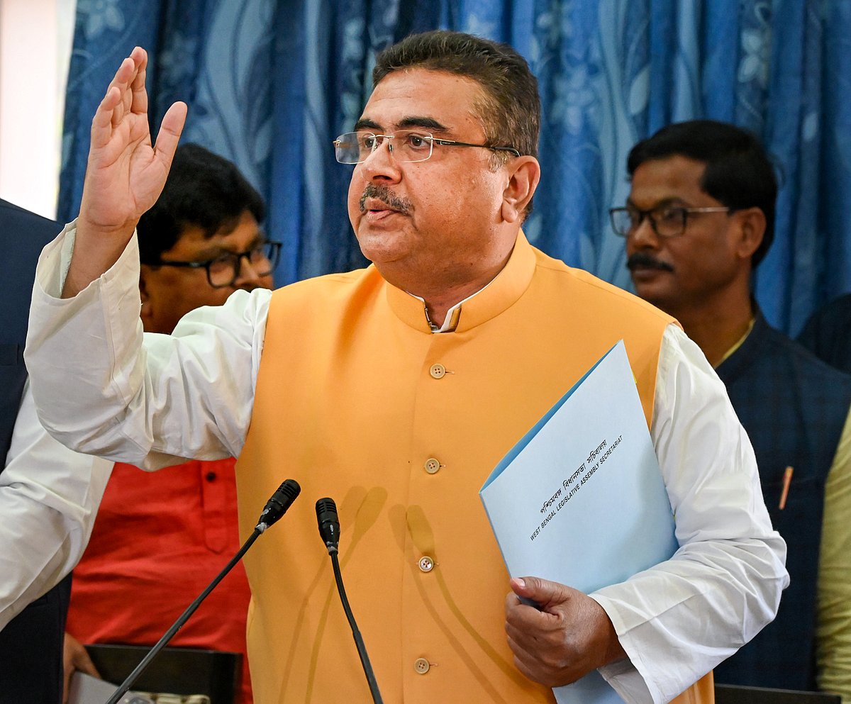 ಪ್ಯಾಲೆಸ್ಟೀನ್ ಧ್ವಜ ಹಾರಾಟ:  ಕ್ರಮ ಕೈಗೊಳ್ಳಲು ಸುವೇಂದು ಅಧಿಕಾರಿ ಆಗ್ರಹ