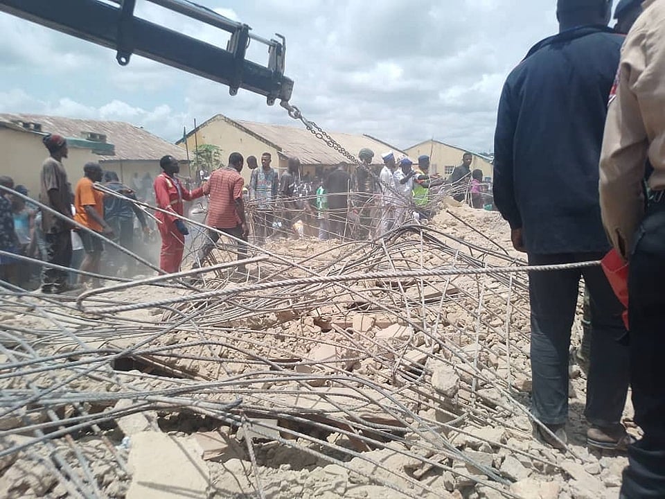 ನೈಜೀರಿಯಾ | ಶಾಲಾ ಕಟ್ಟಡ ಕುಸಿತ: 22 ವಿದ್ಯಾರ್ಥಿಗಳ ಸಾವು