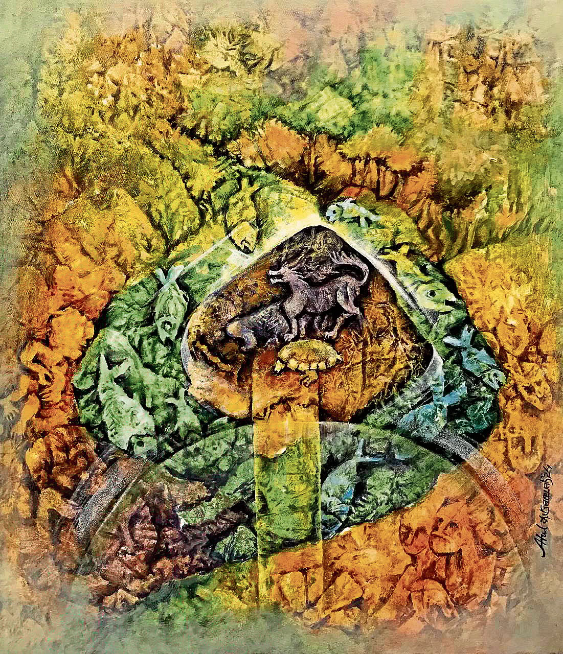 ಕಲೆ: ಅಸ್ಸಾಂನ ತೇವ ತಪ್ಪಲುಗಳ ಮಧ್ಯೆ ಅರಳಿದ ಕಲಾಕೃತಿಗಳು